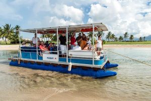 Puerto Rico River boat beach excursion